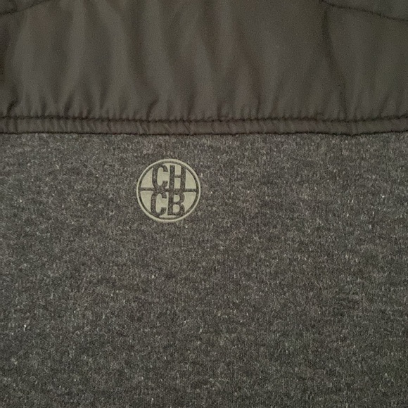 CHCB Cycling Quilted Jacket‎ Vest Shirt Light Jacket Black Puffy Gray Size Large - Picture 14 of 14